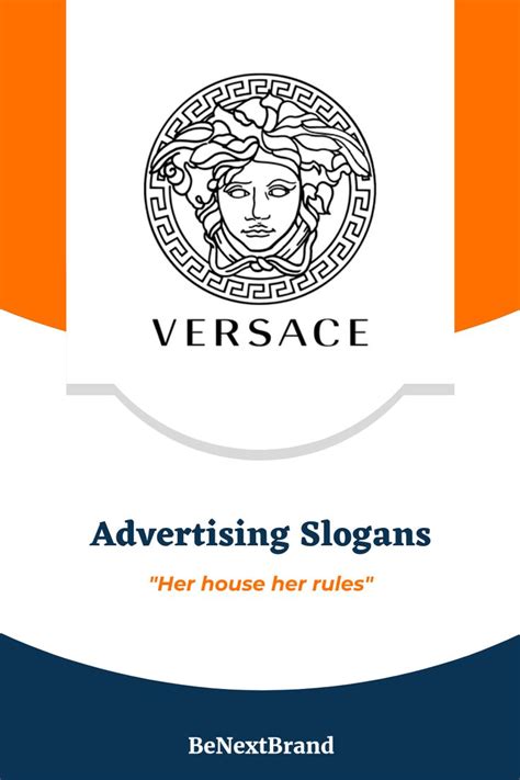 versace perfume slogan|Versace brand identity.